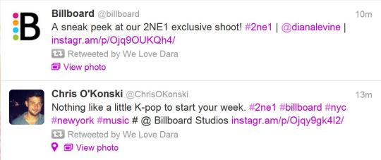 BillBoard Tweets