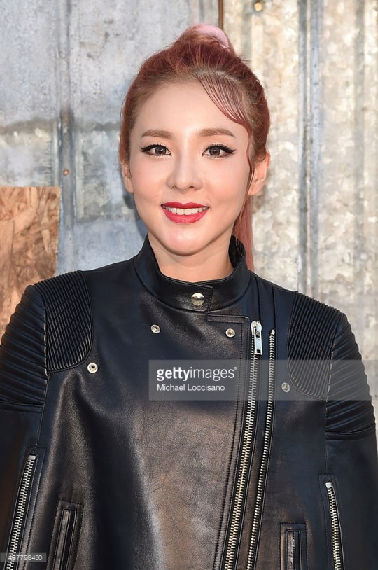 attends the Givenchy fashion show during Spring 2016 New York Fashion Week at Pier 26 at Hudson River Park on September 11, 2015 in New York City.